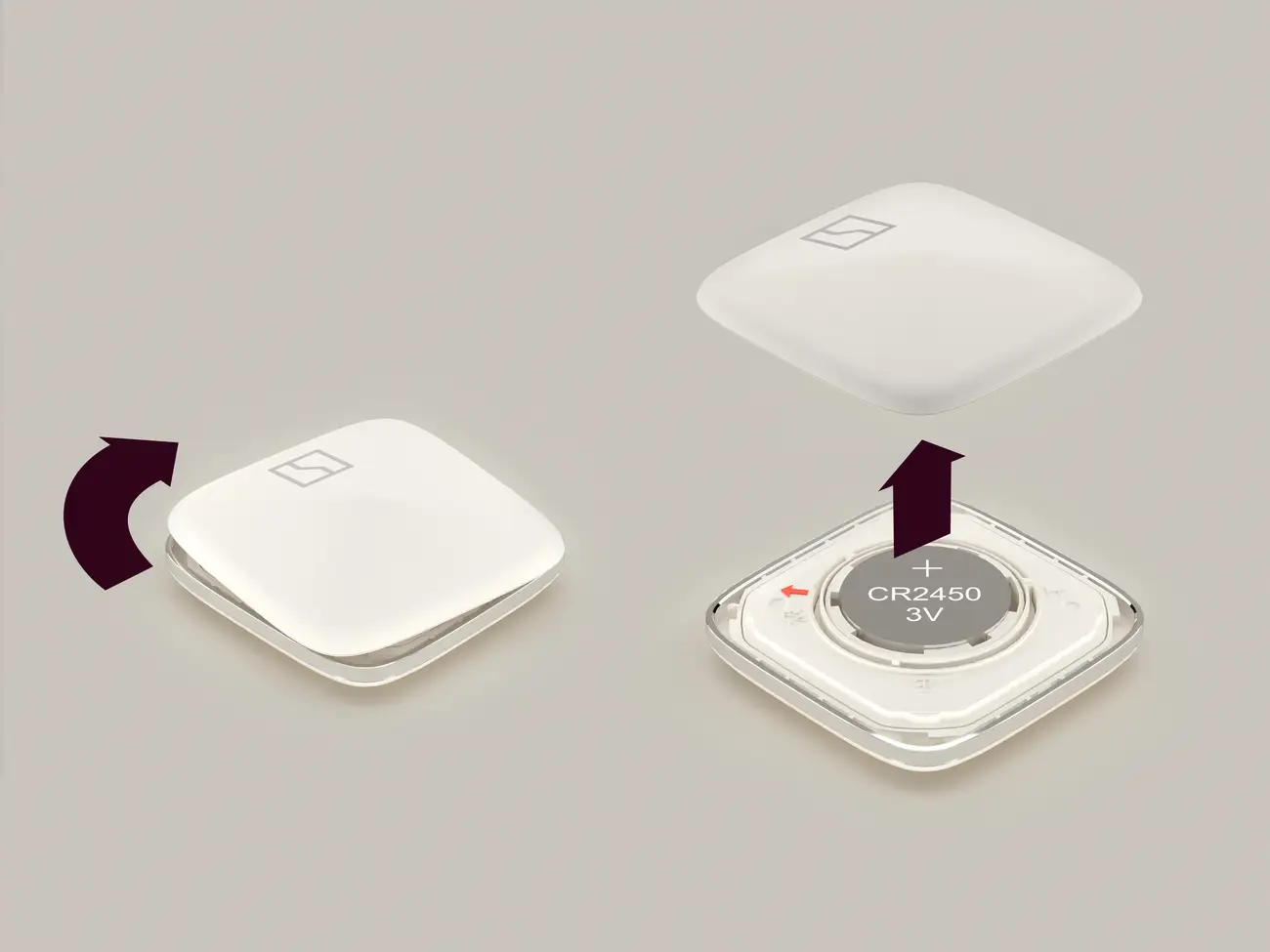 Opening the Zeekr X key fob and removing the CR2450 battery
