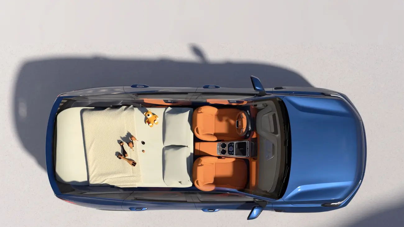Geely Galaxy M7 official bed mode image