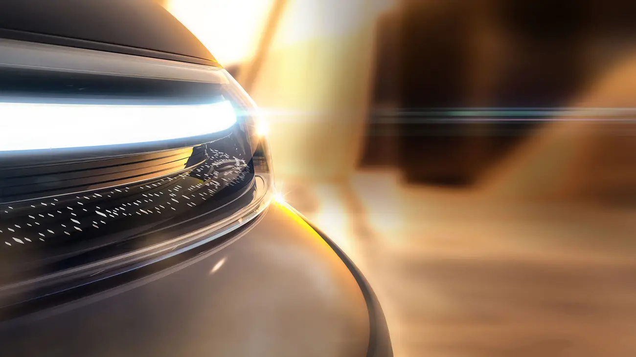 Geely Galaxy M7 official front lighting image