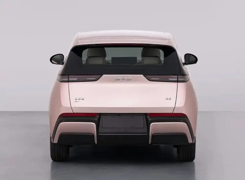 Новий BYD Seagull ззаду